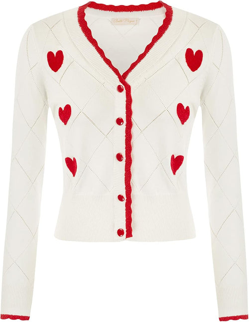 Long Sleeve Cardigan Sweater for Women Cropped Cardigan Shrugs