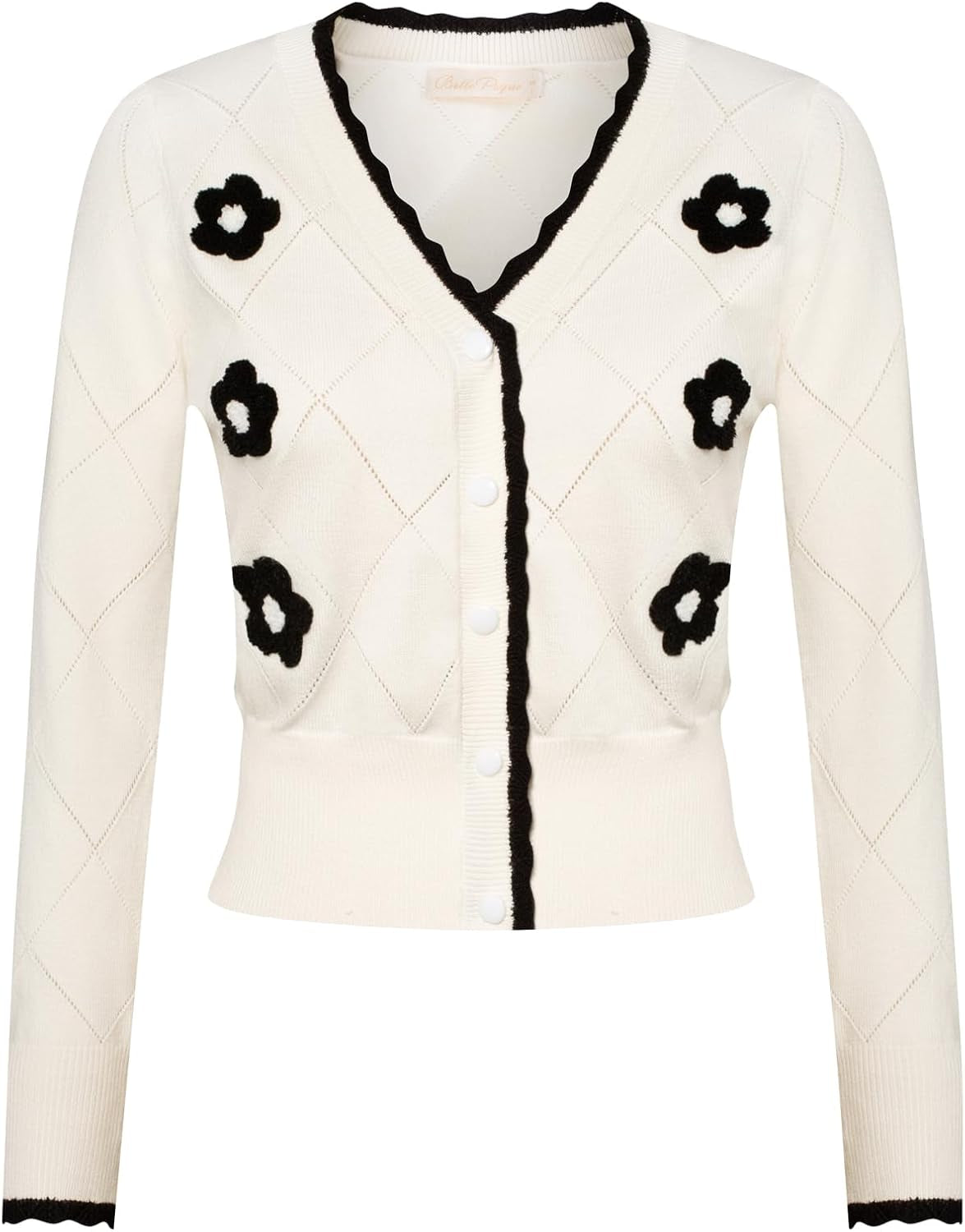 Long Sleeve Cardigan Sweater for Women Cropped Cardigan Shrugs